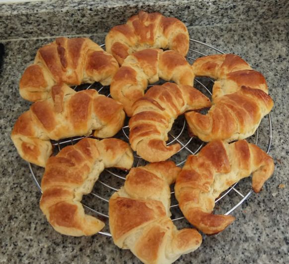 Receta croissant de mantequilla