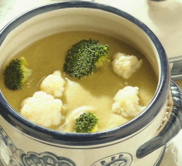 CREMA DE COLIFLOR Y BROCOLI 