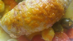 Pechuga de pavo en salsa